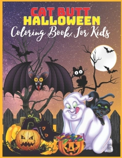 Bertrand.pt - Cat Butt Halloween Coloring Book For Kids