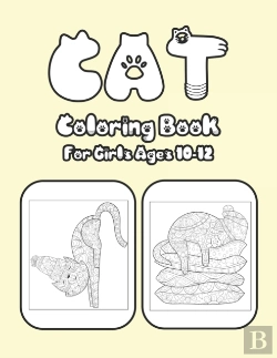 Bertrand.pt - Cat Coloring Book For Girls Ages 10-12
