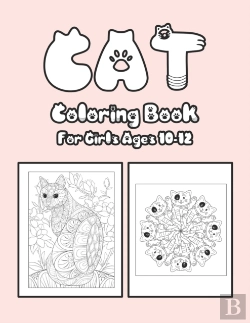 Bertrand.pt - Cat Coloring Book For Girls Ages 10-12