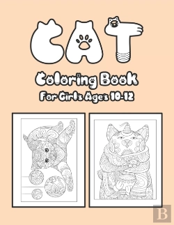 Bertrand.pt - Cat Coloring Book For Girls Ages 10-12