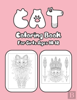 Bertrand.pt - Cat Coloring Book For Girls Ages 10-12