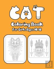 Cat Coloring Book For Girls Ages 10-12