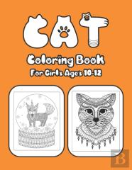 Cat Coloring Book For Girls Ages 10-12