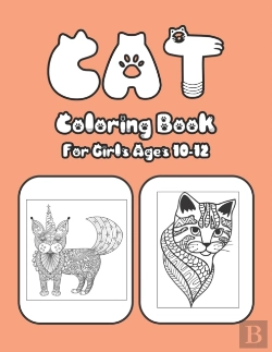 Bertrand.pt - Cat Coloring Book For Girls Ages 10-12