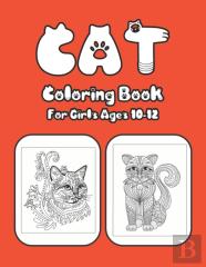 Cat Coloring Book For Girls Ages 10-12