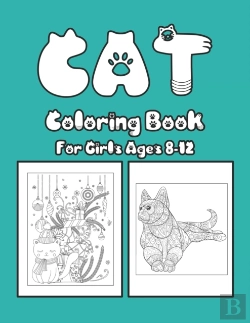 Bertrand.pt - Cat Coloring Book For Girls Ages 8-12
