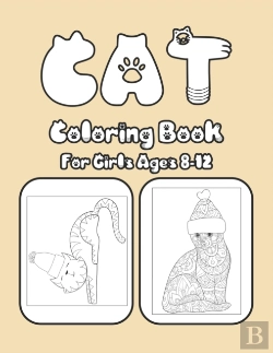 Bertrand.pt - Cat Coloring Book For Girls Ages 8-12