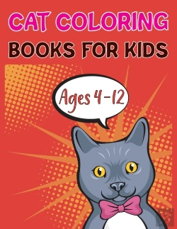 Bertrand.pt - Cat Coloring Books For Kids Ages 4-12