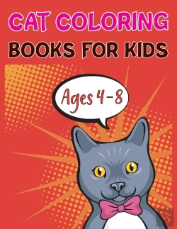 Bertrand.pt - Cat Coloring Books For Kids Ages 4-8