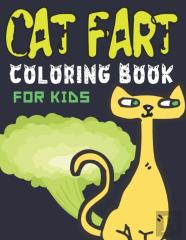 Cat Fart Coloring Book For Kids
