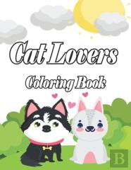 Cat Lovers Coloring Book