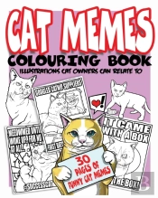 Cat Memes Colouring Book
