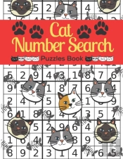 Cat Number Search Puzzles Book