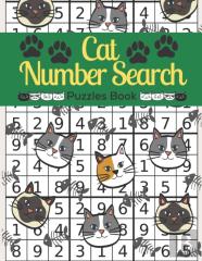 Cat Number Search Puzzles Book