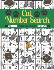 Cat Number Search Puzzles Book