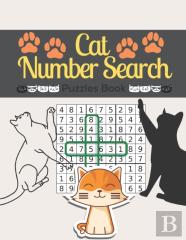 Cat Number Search Puzzles Book