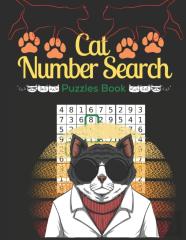 Cat  Number Search Puzzles Book