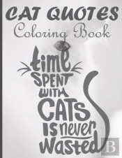 Cat Quotes Coloring Book