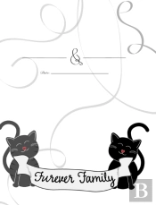 Cat Wedding Guest Book - Pet Lovers