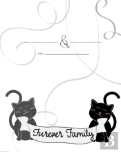 Cat Wedding Guest Book - Pet Lovers