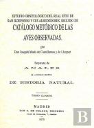Catalogo Metodico De Las Aves Observadas