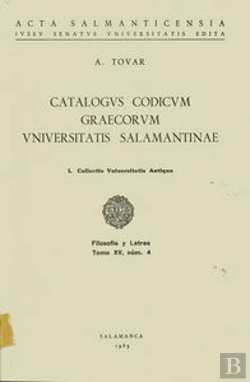 Bertrand.pt - Catálogos Codicum Graecorum Universitatis Salmantinae.I. Collectio Universitatis Antiqua
