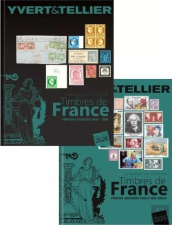 Bertrand.pt - Catalogue De Cotation Timbres De France Tomes 1 Et  2 : Période Classique 1849-1900 ; Période Moderne 1900 À Nos Jours (Édition 2026)