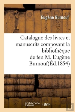 Bertrand.pt - Catalogue De M Eugene Burnouf Edition 1854