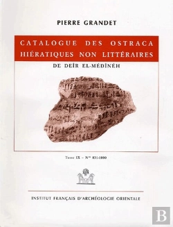 Bertrand.pt - Catalogue Des Ostraca Hiératiques Non Littéraires T.9