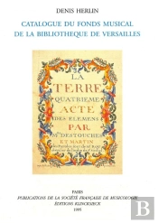 Catalogue Du Fond Musical De La Bibliothèque De Versailles