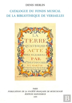 Bertrand.pt - Catalogue Du Fond Musical De La Bibliothèque De Versailles