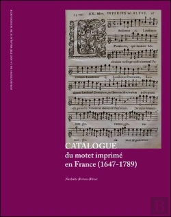 Bertrand.pt - Catalogue Du Motet Imprime En France (1647-1789)