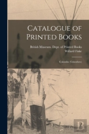 Catalogue Of Printed Books : Colombo  Cr