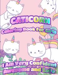 Caticorn Coloring Book For Girls