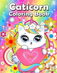 Caticorn Coloring Book For Kids