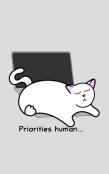 Catlover'S Notebook - Blank Lined Pages - Priorities Human