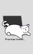 Catlover'S Notebook - Blank Lined Pages - Priorities Human
