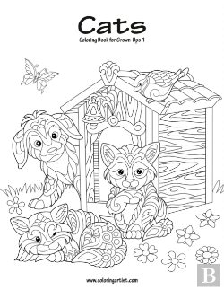 Bertrand.pt - Cats Coloring Book For Grown-Ups 1