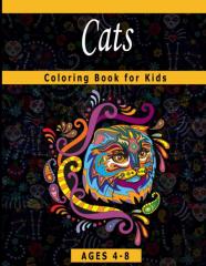 Cats Coloring Book For Kids