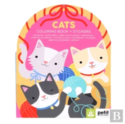 Bertrand.pt - Cats Coloring Book + Stickers