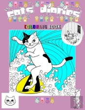 Cats Diaries Coloring Book