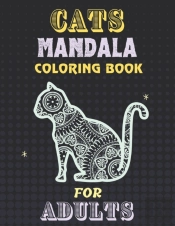 Cats Mandala Coloring Book For Adults