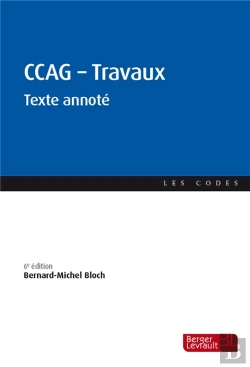 Bertrand.pt - Ccag Travaux : Texte Annoté (6e Édition)