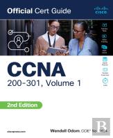 Ccna 200-301 Official Cert Guide, Volume 1