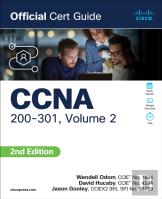 Ccna 200-301 Official Cert Guide, Volume 2