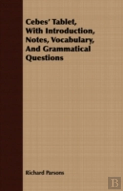 Bertrand.pt - Cebes' Tablet, With Introduction, Notes,