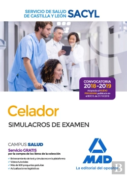 Bertrand.pt - Celador Del Servicio De Salud De Castilla Y León (Sacyl). Simulacros De Examen