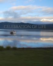 Celebration Of Life  Scenic  Remembrance  Journal