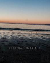 Celebration Of Life  Scenic  Remembrance  Journal