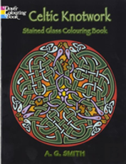 Celtic Knotwork, Stained Glass Coloring Book